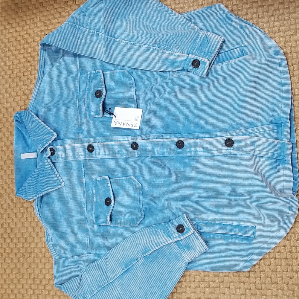 Zenana Corduroy Shacket.
